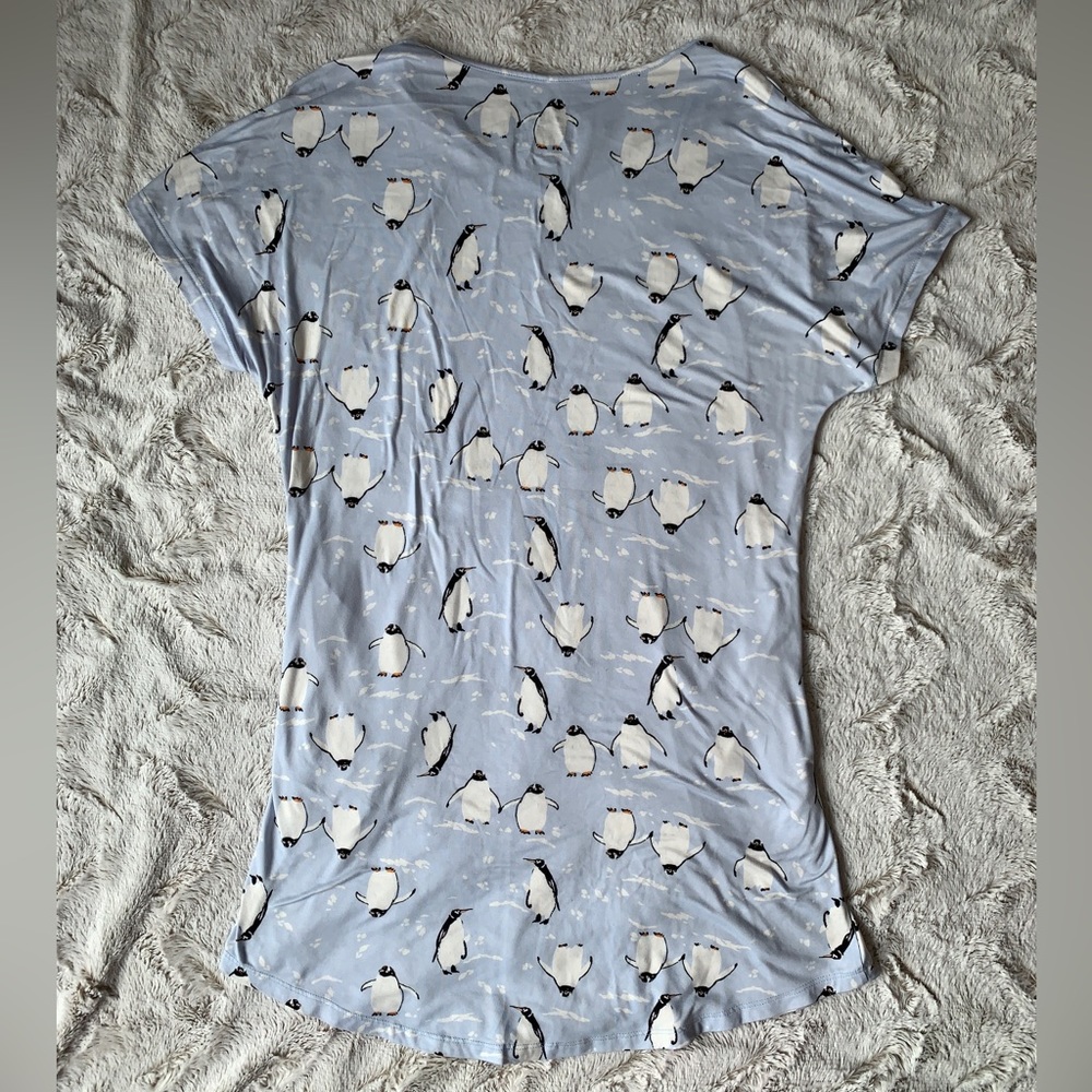 Joyspun - Penguin Nightgown w Pockets - Picture 4 of 5